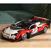 1529PCS MOC Technic Speed Static Red Super Racing Sports Car P1 Model Toy Building Block Brick Gift Kids DIY Set New 1:14 Compatible Lego
